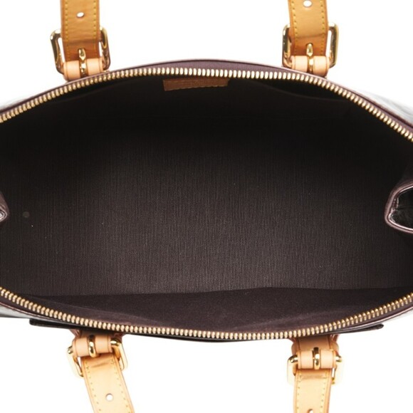 LOUIS VUITTON Purple Monogram Leather Bag - Picture 8 of 11